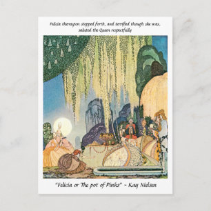 Shepherdess meeting the Queen Kay Nielsen Postcard