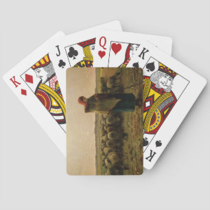 Shepherdess with her Flock, 1863 Playing Cards