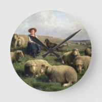 Shepherdess with Sheep in a Landscape