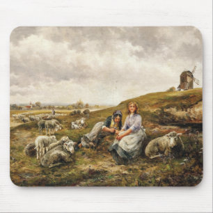Shepherdesses before the City Gates Mouse Pad