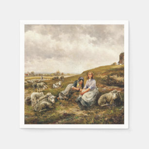 Shepherdesses before the City Gates Napkin