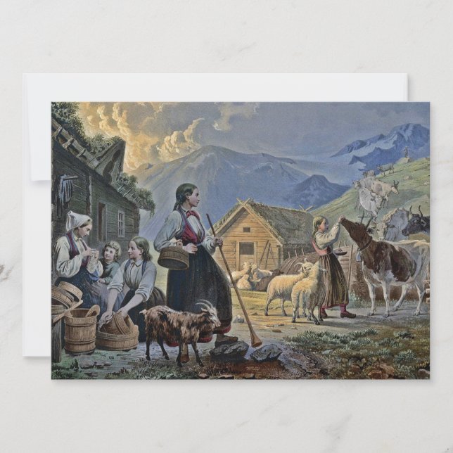 Shepherdess's Hut on the Mountain (Front)