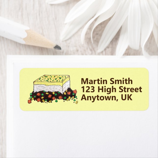 Shepherd's Cottage Meat Pie English British Food (Insitu)