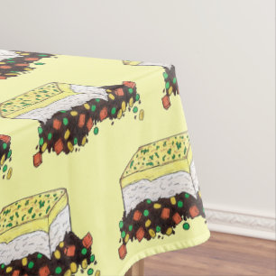 Shepherd's Cottage Meat Pie English British Food Tablecloth