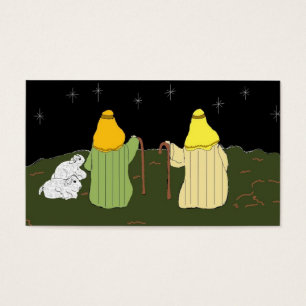 Shepherds Guarding Their Sheep