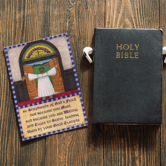 Shepherds of God's Flock Pastor Appreciation Card (Creator Uploaded)
