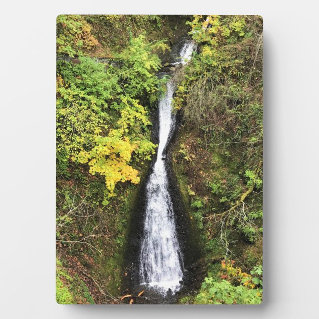 Shepperd's Dell Falls, Columbia River Gorge, OR Plaque (Front)