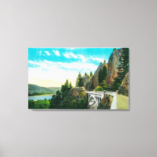 Shepperd's Dell on Columbia River Canvas Print