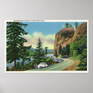 Shepperd's Dell View of Incomparable Gorge Poster