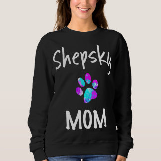 Shepsky Mum German Shepherd Husky Mix Dog Owner Sweatshirt