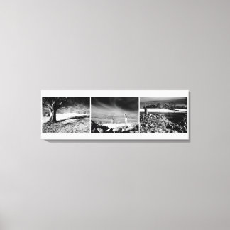 Shepton Mallet Triptych Panel. Canvas Print