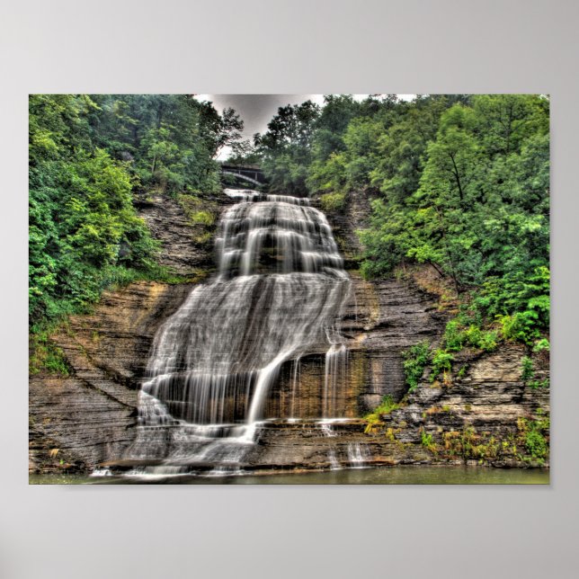 Shequaga Falls, Montour Falls, New York Poster (Front)