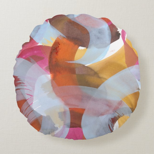 Sherbert I Round Cushion (Front)