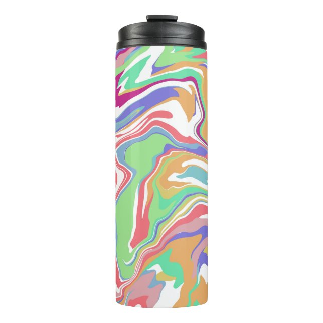 Sherbert Swirls  Thermal Tumbler (Front)