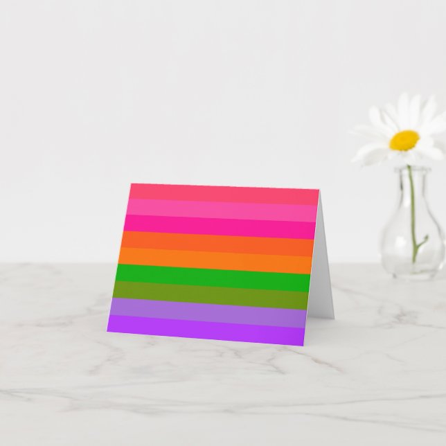 Sherbet Citrus Stripes Card (Small Plant)