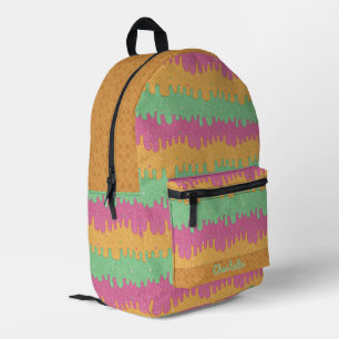 Sherbet Ice Cream Printed Backpack