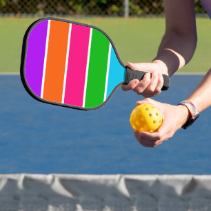 Sherbet Stripes  Pickleball Paddle