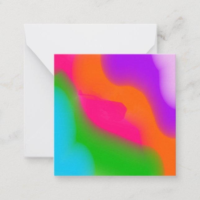 Sherbet Watercolors Card (Front)