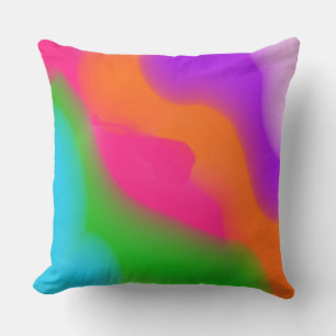 Sherbet Watercolors Outdoor Cushion