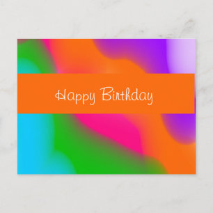 Sherbet Watercolors Postcard