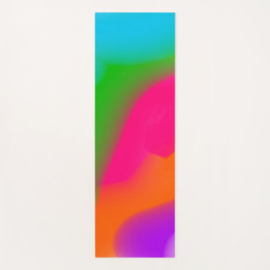 Sherbet Watercolors Yoga Mat
