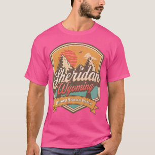 Sheridan Wyoming Bighorn Mountain Country Logo Emb T-Shirt