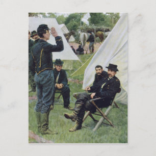 Sheridans First Interview with Rowand Postcard