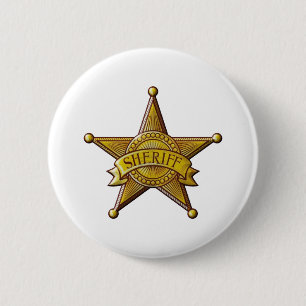 Sheriff 6 Cm Round Badge