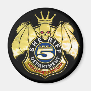 Sheriff Area 5 Badge Magnet