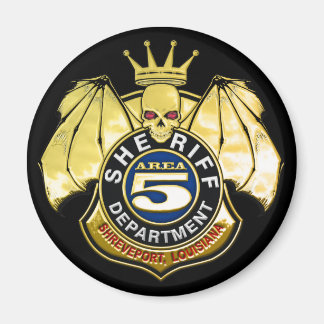 Sheriff Area 5 Badge Magnet