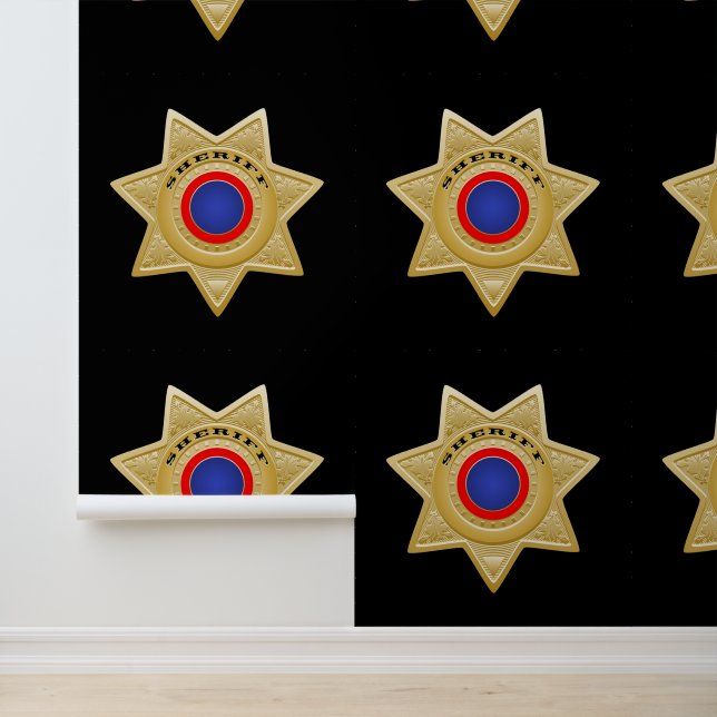 Sheriff Badges Custom Colour Wallpaper (Application)