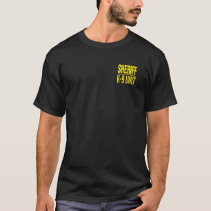SHERIFF K-9 UNIT POLICE DOG UNIFORM OFFICER COSTUM T-Shirt