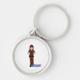 Sheriff - Light/Red Key Ring