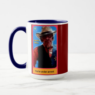 Sheriff poster, police misc, police art poster mug