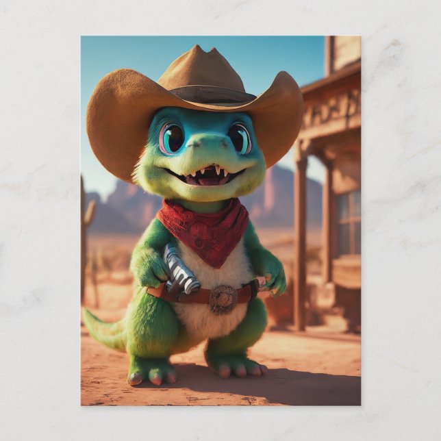 Sheriff Scaly Postcard (Front)