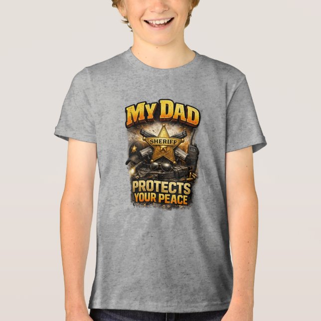 Sheriff Tri-Blend Shirt (Front)