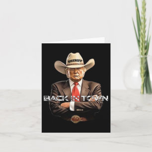 Sheriff's Ck In Town Country Cowboy A Funny Trump Card