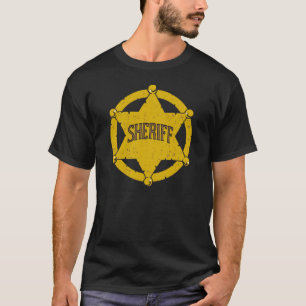 Sheriffs Star Badge T-Shirt