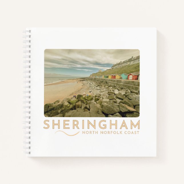 Sheringham Beach Norfolk Sketch Notebook (Front)