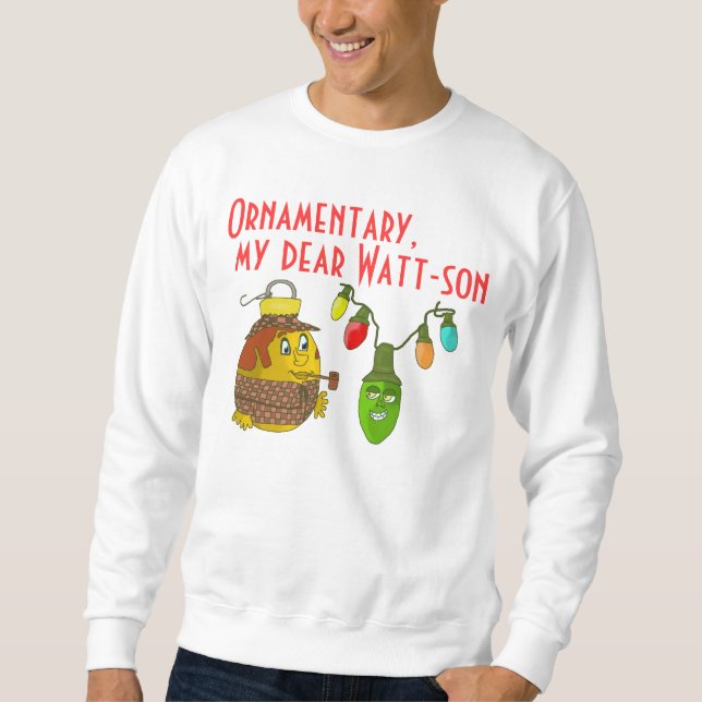 Sherlock Holmes Christmas Sweatshirt (Front)