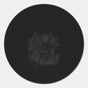 Sherlock Holmes I Never Said I Was Smarter Funny  Classic Round Sticker
