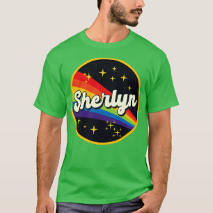 Sherlyn Rainbow In Space Vintage Style T-Shirt