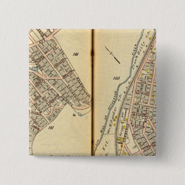 Sherman Park, New York 15 Cm Square Badge (Front)