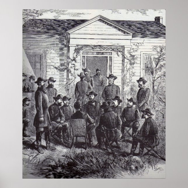 Sherman's Council of War Poster (Front)