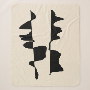 Sherpa Abstract Reversible Cover Blanket