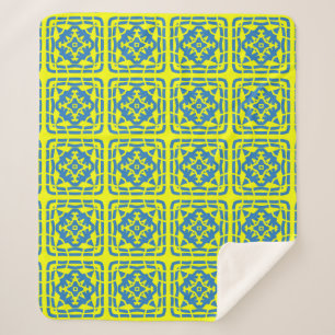 Sherpa Blanket, An elegant geometric pattern pp0p Blanket