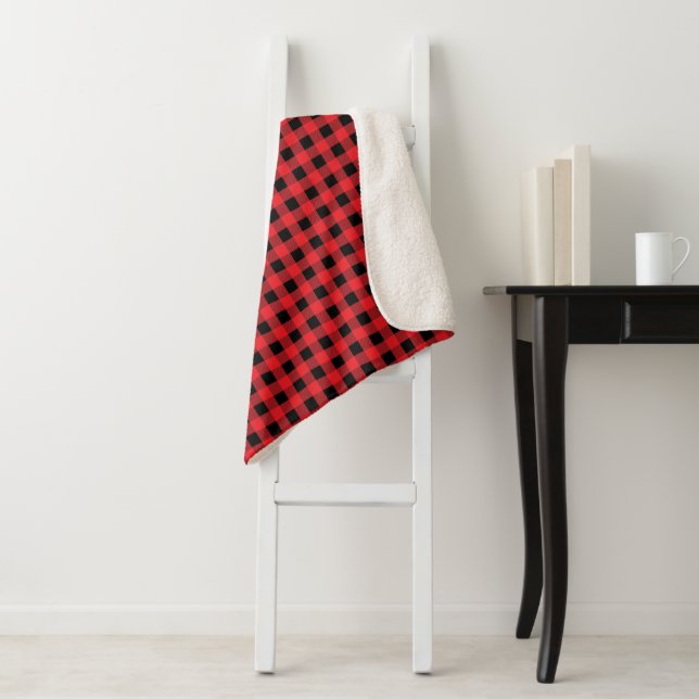 Sherpa Blanket-Buffalo Plaid Sherpa Blanket (In Situ)