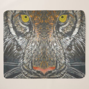 Sherpa Blanket - Eyes of the Tiger