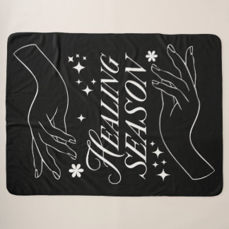 Sherpa Blanket | Healing Season Line Art
