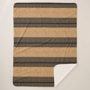 Sherpa Blanket-Large-Brown Yellowstone Sherpa Blanket